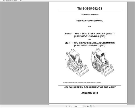 army skid steer nomenclature|TM 5.